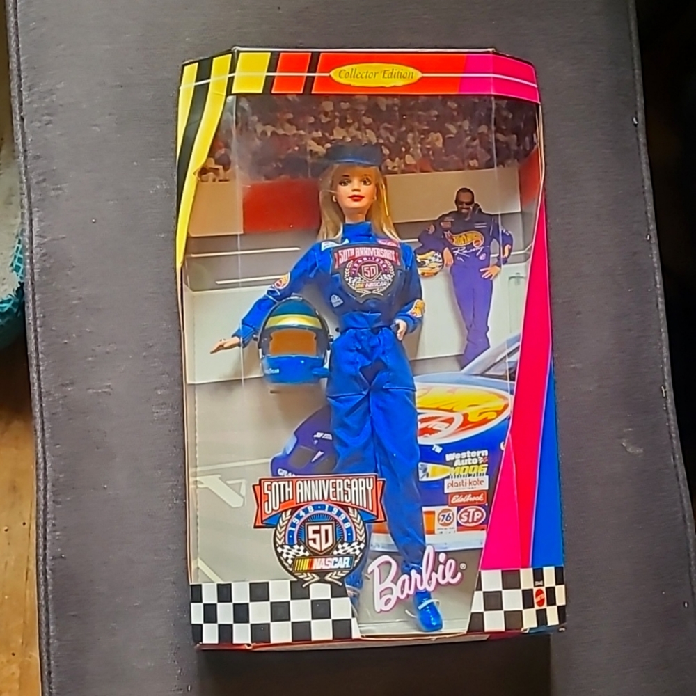 50th Anniversary Hot Wheels Nascar Barbie